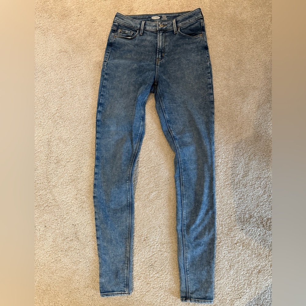 Old Navy Rockstar Super Skinny High-Rise Jeans - Blue